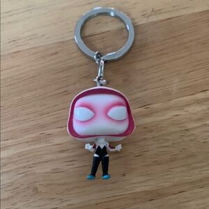 Spider Gwen mini pop funko key chain